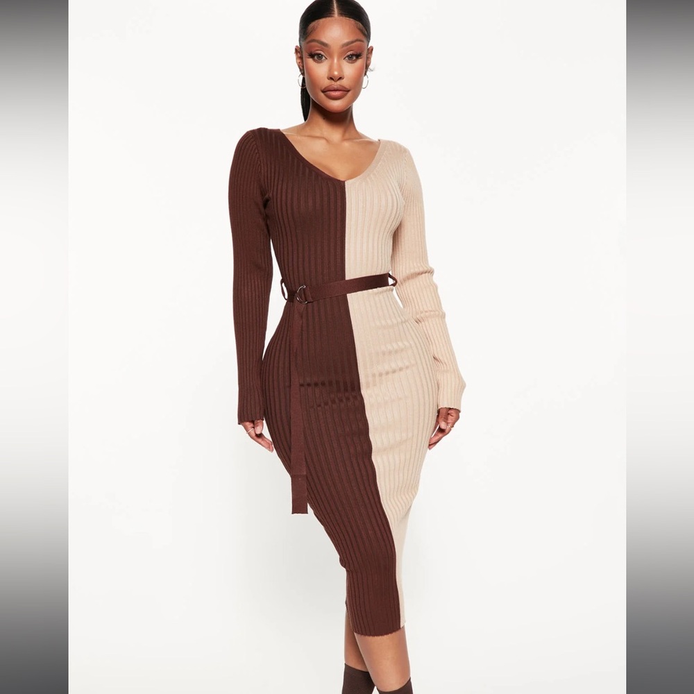 Sweater mini dress